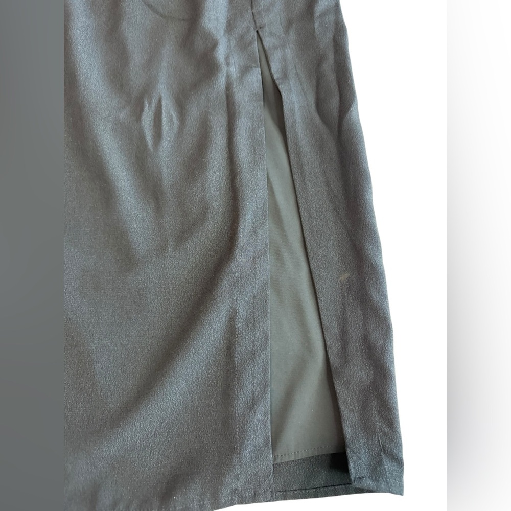 Cinched Tie-Waist Midi Skirt - Picture 3 of 5